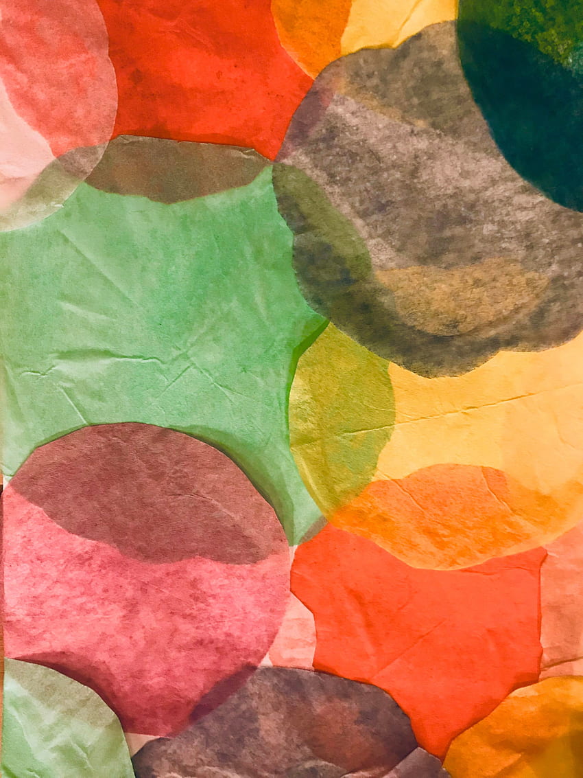 Colorful Clouds (OC— Dibuat dengan kertas tisu). Ponsel Pintar wallpaper ponsel HD