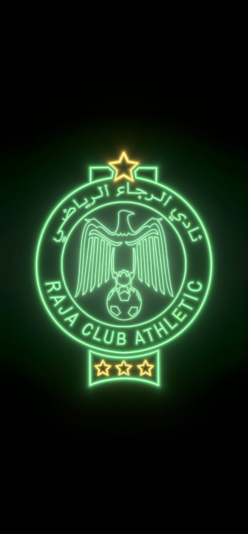 RCA raja club атлетичен, зелен, цвят, неон, , тъмен, полунощ, , марок HD тапет за телефон