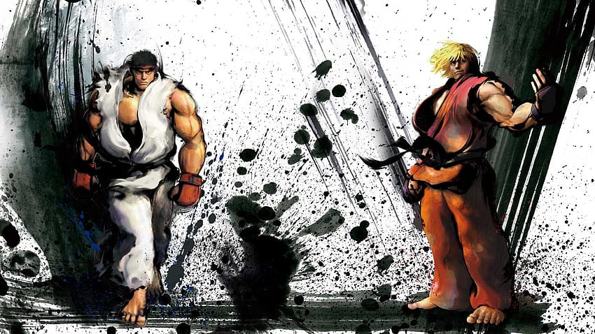 Street Fighter - Ryu, Ken, Chun Li, Blanka, аниме Street Fighter HD тапет