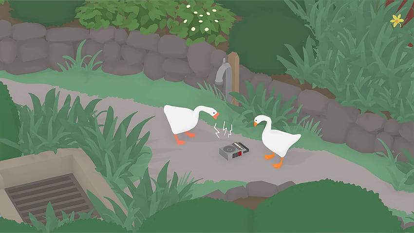 Untitled Goose Game erhält einen Koop-Modus, der zwei schreckliche Gänse unterstützt HD-Hintergrundbild