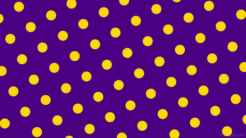 purple yellow dots spots polka indigo gold HD wallpaper