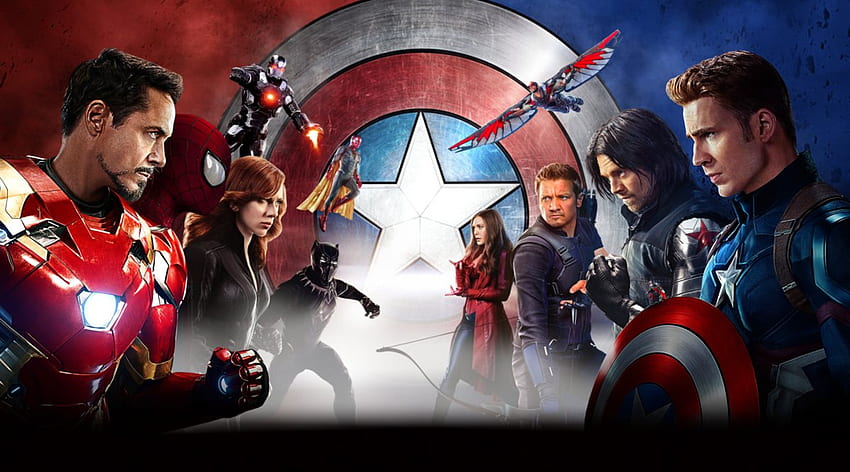 Perang Saudara Kapten Amerika, Perang Saudara Avengers Wallpaper HD