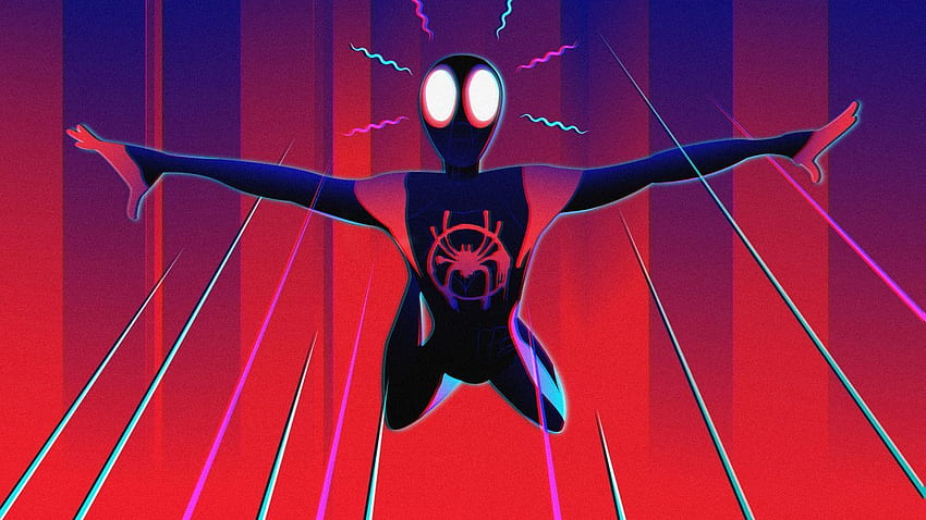 Miles Morales, Spider Man: Into The Spider Verse, Digital Wallpaper HD