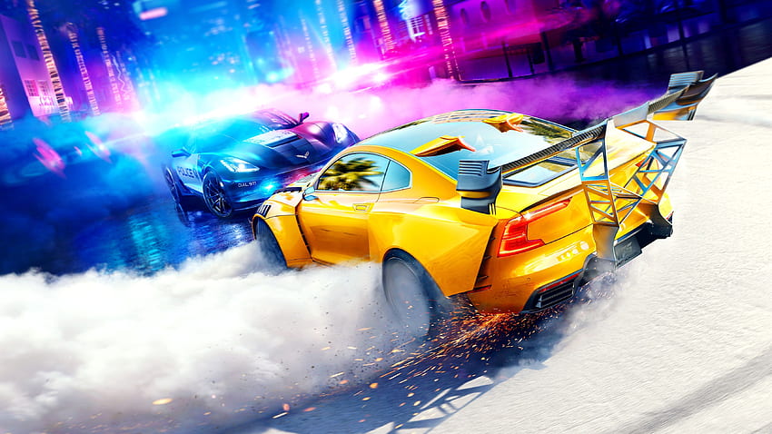 Need for Speed ​​Heat. Carro, Notebook Need For Speed papel de parede HD