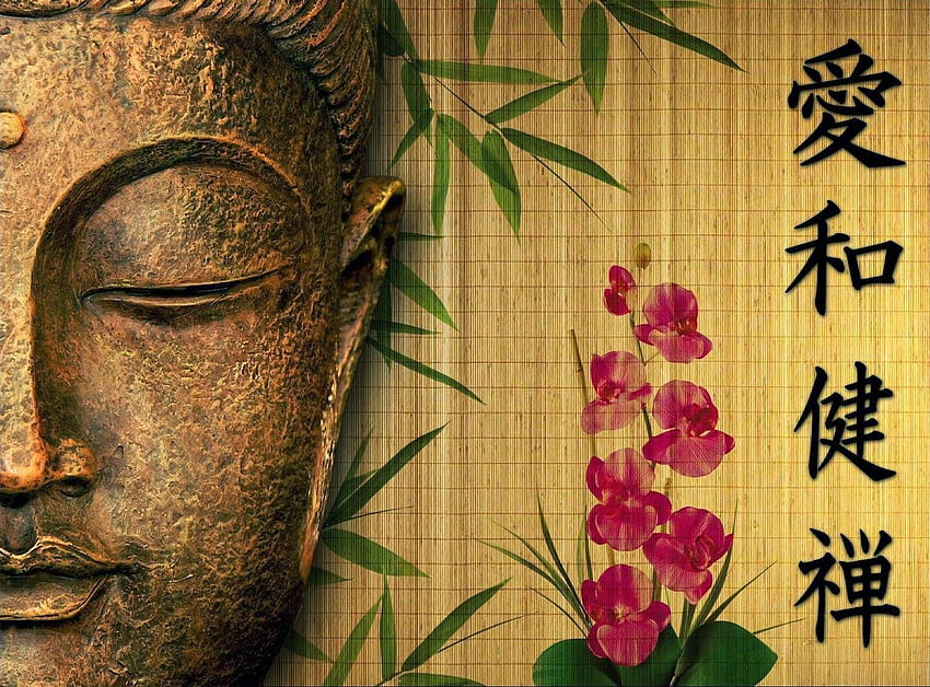 Lord Buddha face Art and HD wallpaper