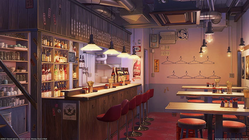 Anime Restaurant Wallpapers - Wallpaper Cave-demhanvico.com.vn