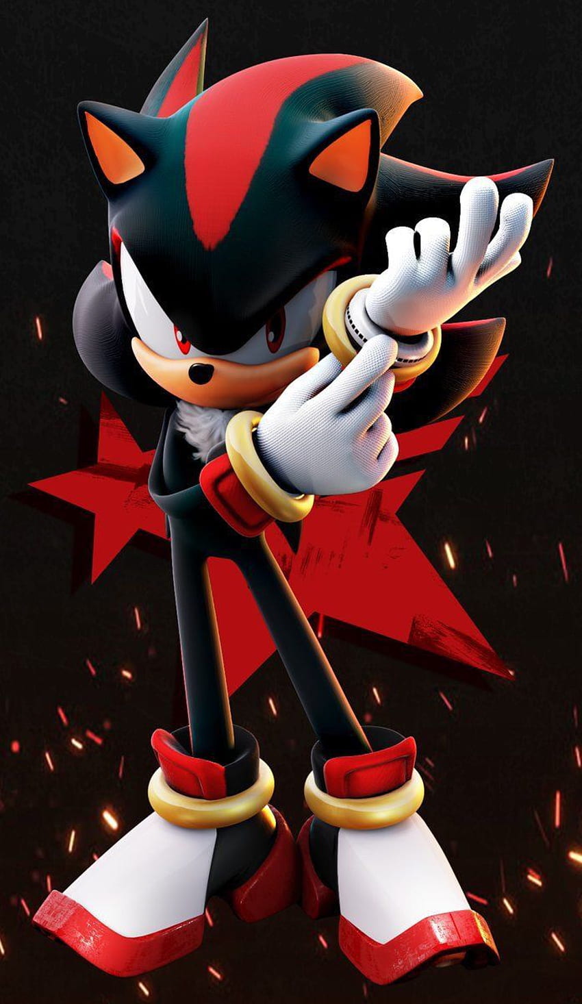 Shadow Running Render By Alsyouri2001 - Shadow The Hedgehog Sonic