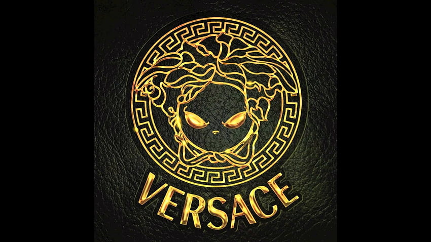 Gold versace logo HD wallpapers | Pxfuel