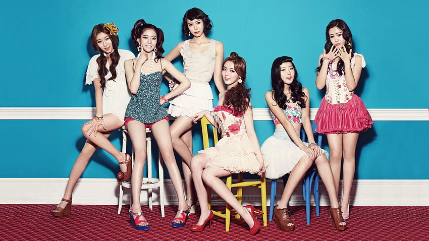 Grupo femenino coreano - Integrante del grupo femenino Six, Kpop Girl fondo de pantalla