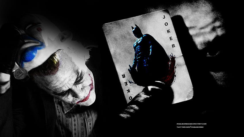 The Joker 作成者: ANGUSXRed, Heath Ledger, The Joker , The Joker, Heath Ledger The Joker , dark knight 高画質の壁紙