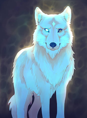 Wolf Wolf - Anime Pet Wolf - 610x898 PNG Download - PNGkit
