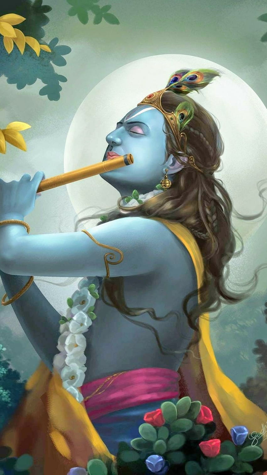 Shree Krishna, krishna flute HD wallpaper | Pxfuel