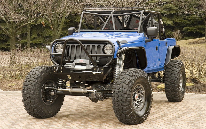 Jeep Wrangler Blue Crush, blu, wrangler, jeep, crush, automobili, 4x4 Sfondo HD