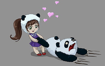 Baby Pandinha ❤  Kawaii desenhos fofos, Anime chibi, Chibi bonito