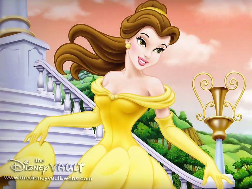 Belle - disney princesas, Disney Princess Belle HD wallpaper