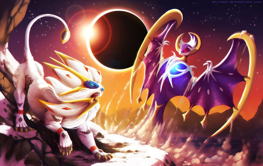 Solgaleo And Lunala HD wallpaper