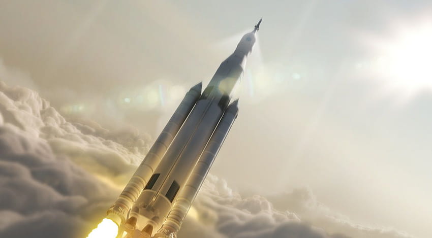 La NASA potrebbe collaborare con più società private sui lanci, fare affidamento sui sollevatori pesanti di SpaceX, Blue Origin Sfondo HD