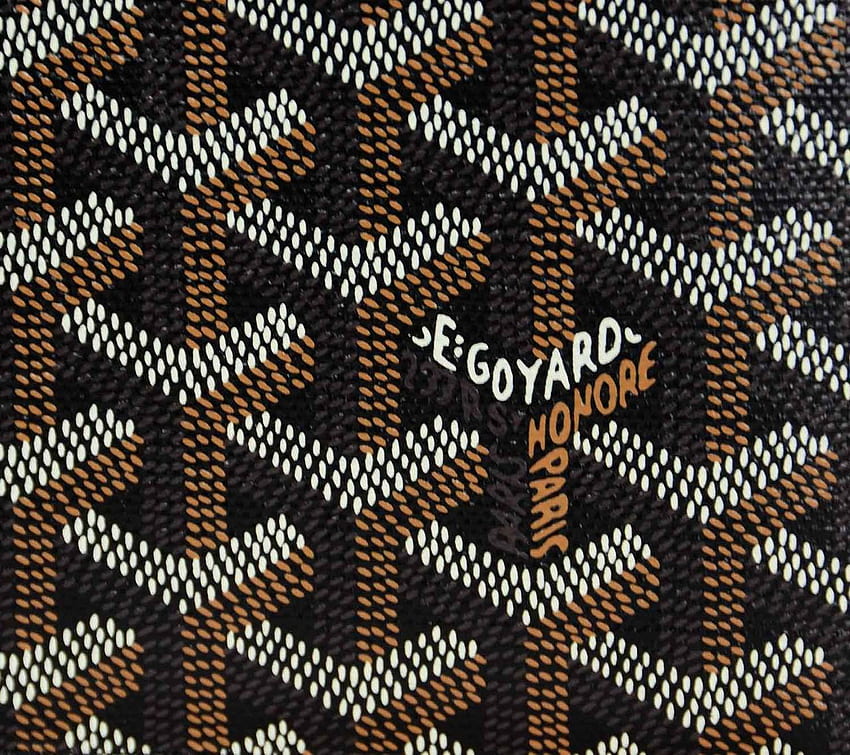 GOYARD ブラック コーティング キャンバス シェブロン プリント 二つ折り財布 at 1stdibs 高画質の壁紙