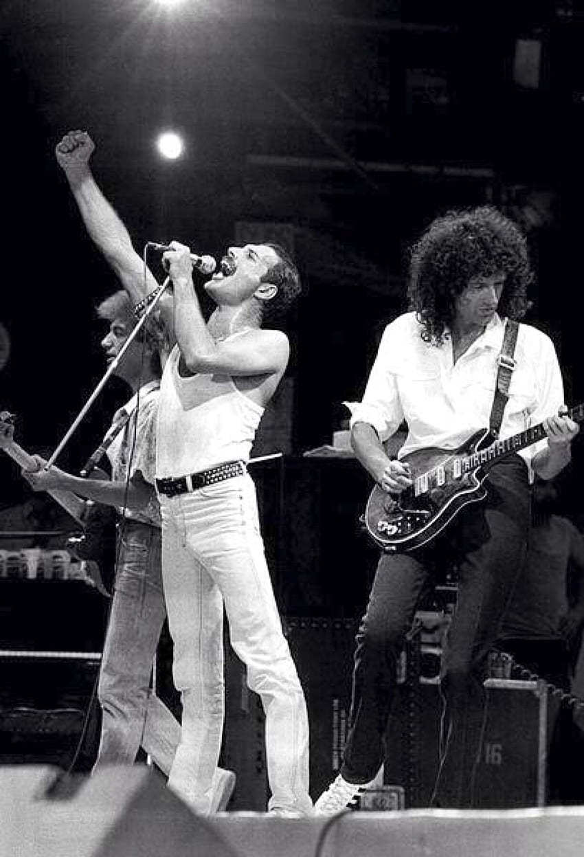 fQuecksilberfan. Königin, Königin Freddie Mercury, Freddie Mercury, Freddie Mercury Live Aid HD-Handy-Hintergrundbild