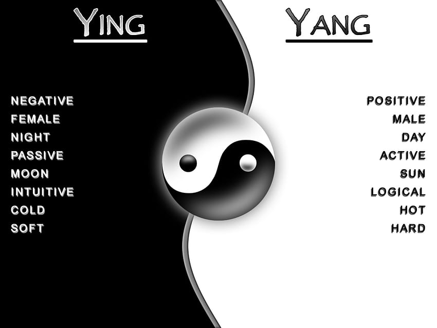Download Yin Yang 4K Black Fire White Water Wallpaper  Wallpaperscom