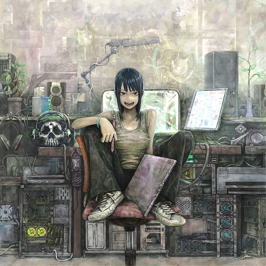 Cyberpunk Noise : . Anime , Cool anime , Anime, Anime Punk Girl HD phone wallpaper
