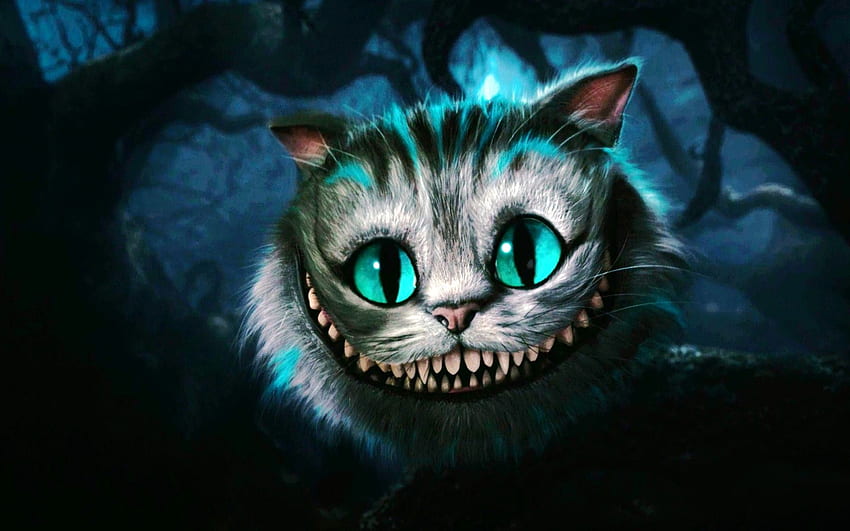 Alice ve Cheshire Kedisi Sözleri. AlıntıGram, Alice Harikalar Diyarında Cheshire Cat HD duvar kağıdı