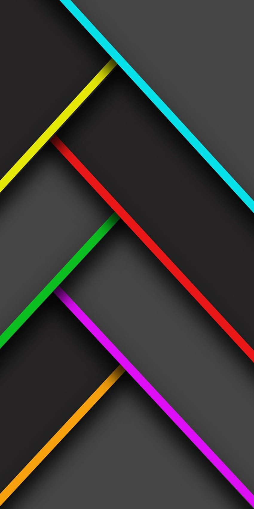 Infinity stone colored lines, Material design, 18:9 made, Infinity Stones HD тапет за телефон