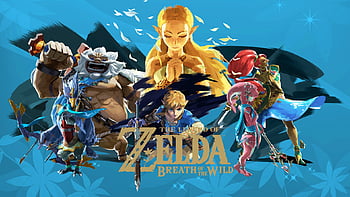 Wallpaper Link, Zelda, The Legend of Zelda: Breath of the Wild, Revali,  Paya, Urbosa, Mipha, Purah for mobile and desktop, section игры, resolution  3003x1689 - download