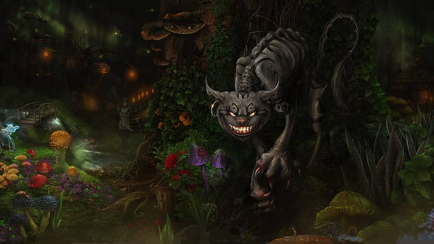 Latest Evil Cheshire Cat This Week - Alice Madness Return Cat - &  Background HD wallpaper | Pxfuel