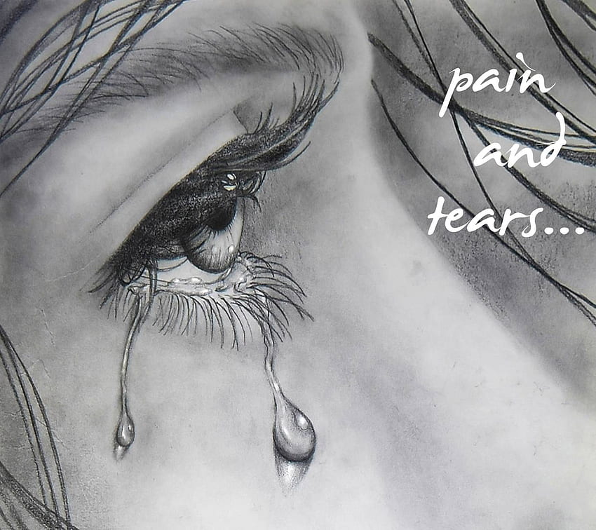 Pain And Tears, Sad Eye Crying HD wallpaper