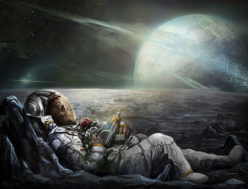 astronot Yalnız Astronot, Astronot ve Trippy Astronot, Ölü Astronot HD duvar kağıdı