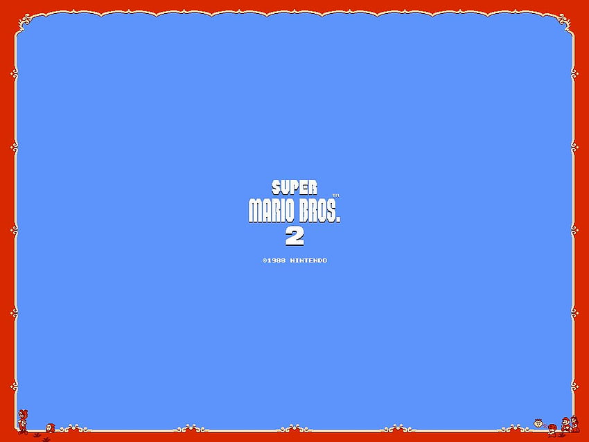 Mario 2, retro, game, mario, bros HD wallpaper