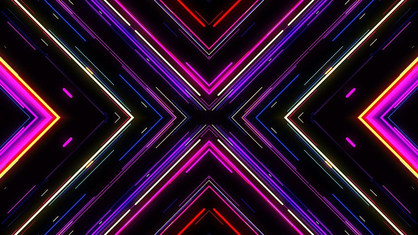 Motion Graphic Background VJ Neon Lights Tunnel Colorful Laser Fly Through Animation. Neon background, iphone neon, Motion graphics, Flashing Lights HD wallpaper