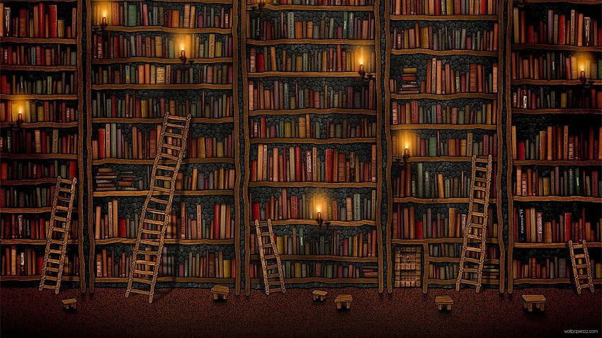 Vintage Library, Antique Library HD wallpaper