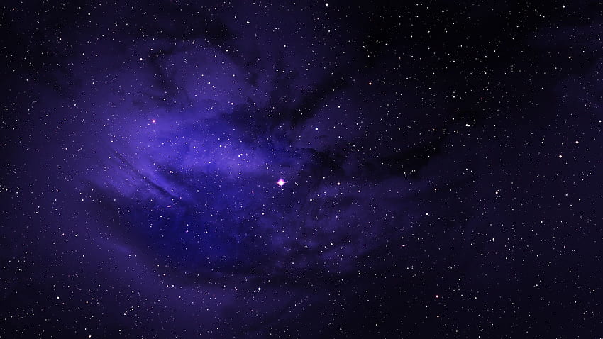 Space (พื้นที่ที่ดีที่สุดและ ) บนแชท พื้นที่สีม่วงสีน้ำเงิน วอลล์เปเปอร์ HD