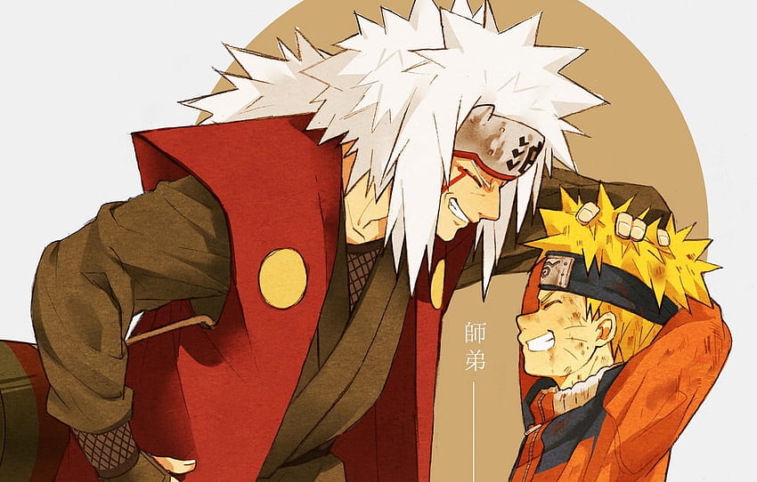 HD wallpaper: Naruto and Jiraiya digital wallpaper, Naruto Shippuuden,  Masashi Kishimoto