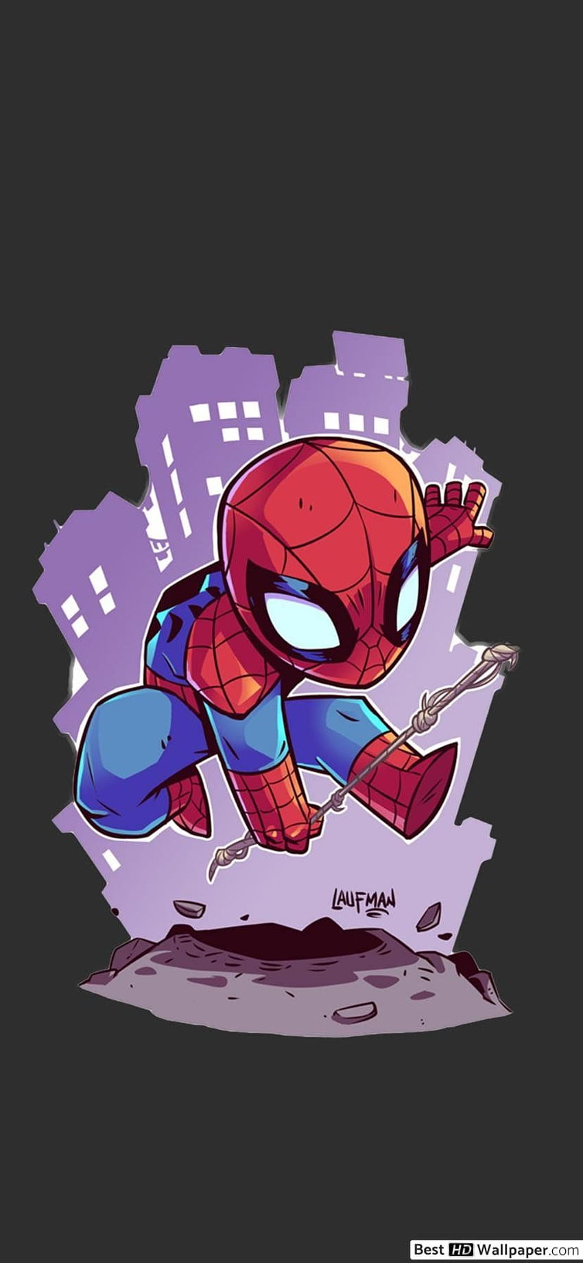 Chibi Cute Spiderman, Chibi Avengers wallpaper ponsel HD