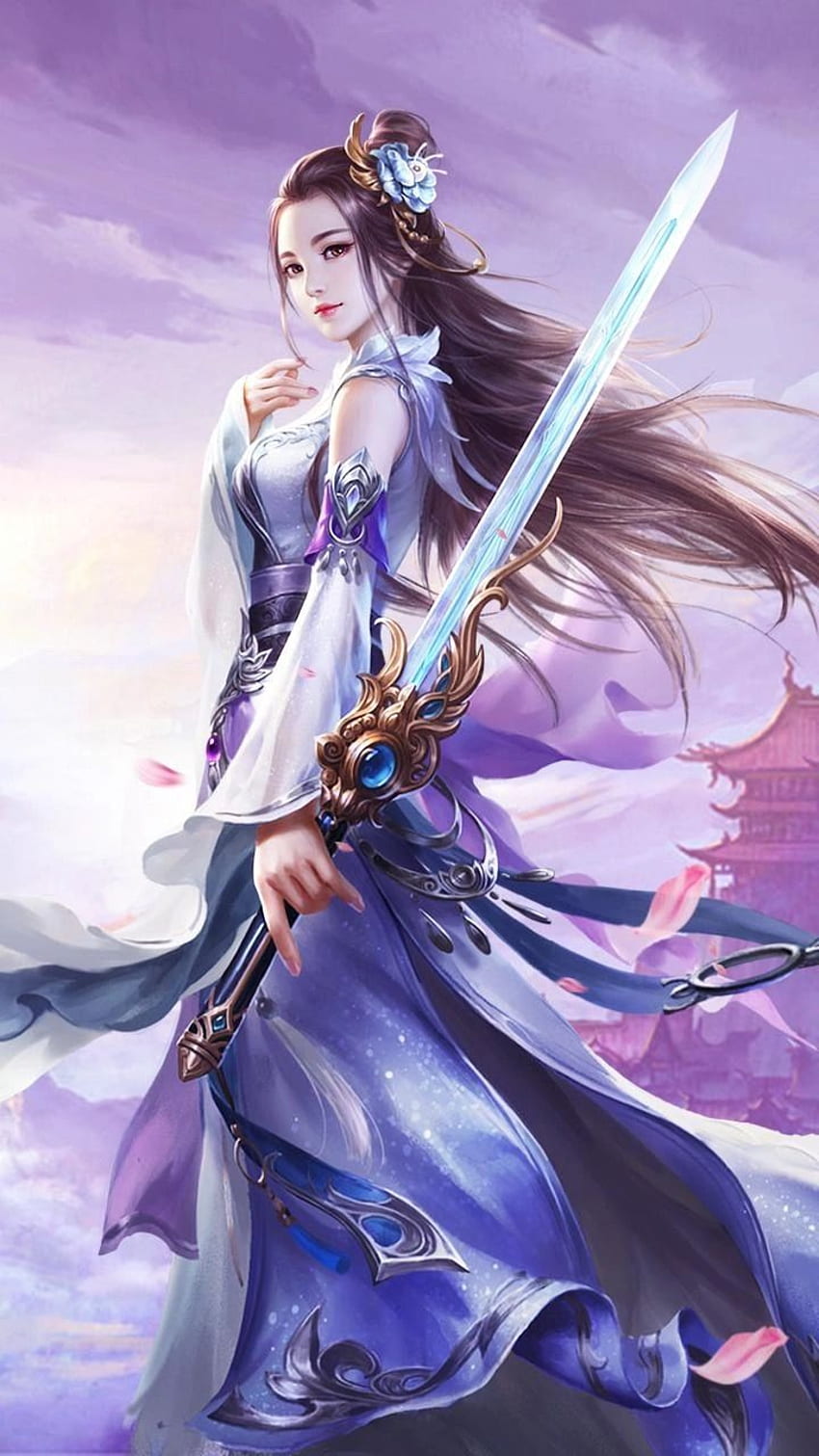 Chinese Dragon Long Hair Oriental Anime Girl HD Anime Girl Wallpapers, HD  Wallpapers