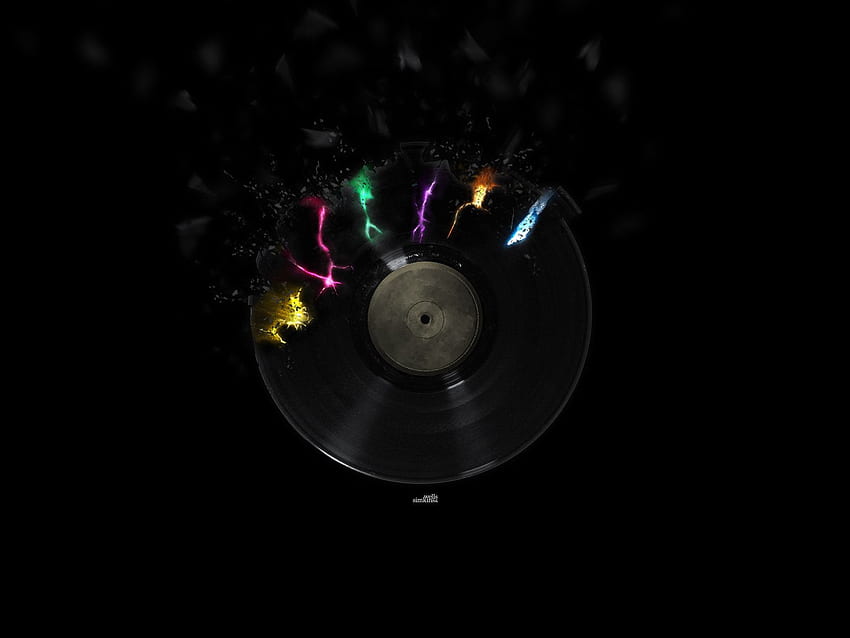 Cooler Musik-Equalizer DJ-Hintergrund, kühles Schwarzes HD-Hintergrundbild