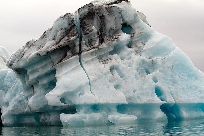 Natureza, Icebergs, Geleira, Lagoa, Islândia papel de parede HD