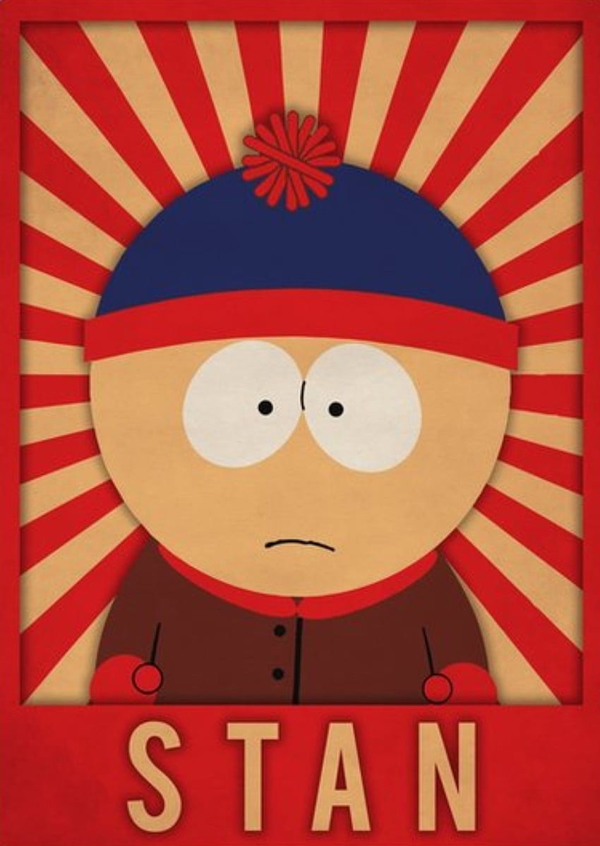 Stana Marsha z South Parku. Plakat South Park, postacie z South Park, Stan South Park Tapeta na telefon HD