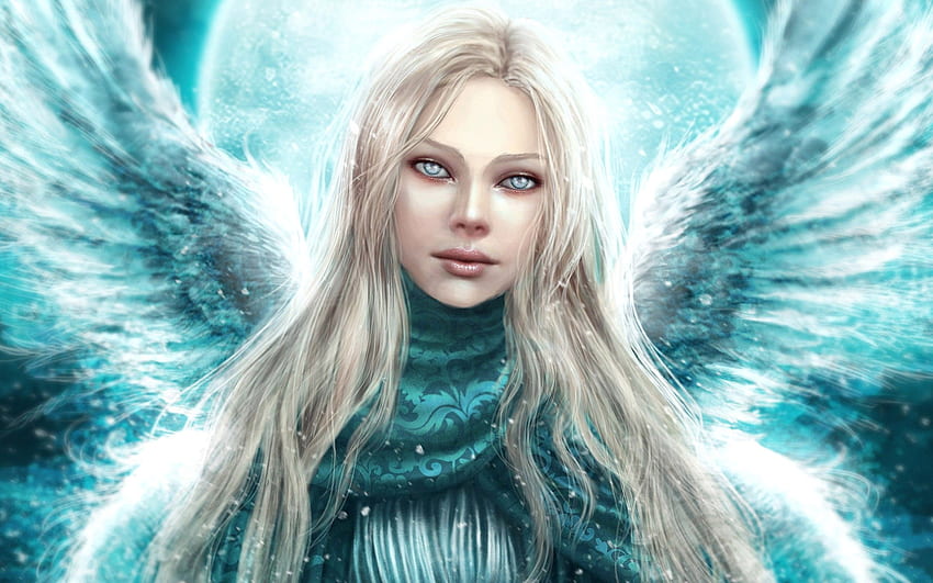 Digital, Art, ,, Angel Paintings Hd Wallpaper 