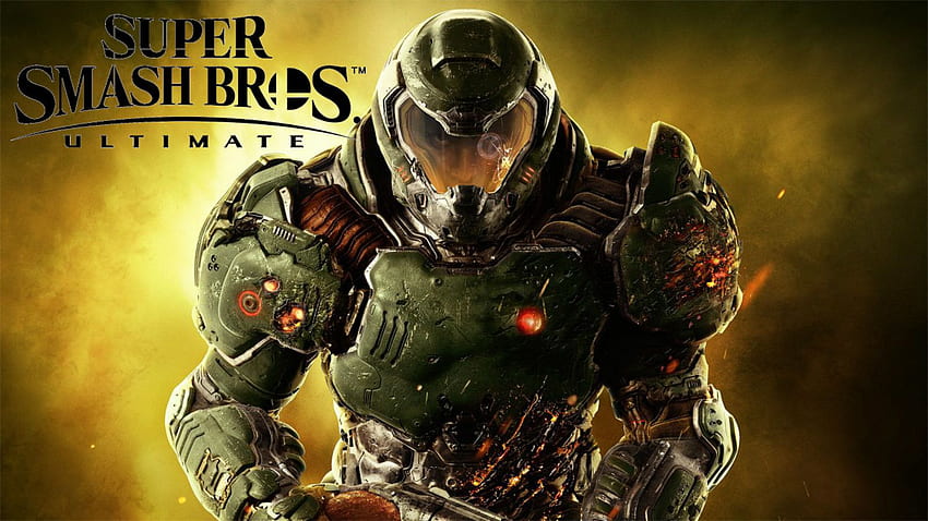 What Doom Slayer could look like in Super Smash Bros Ultimate, Awesome Doom Slayer HD wallpaper