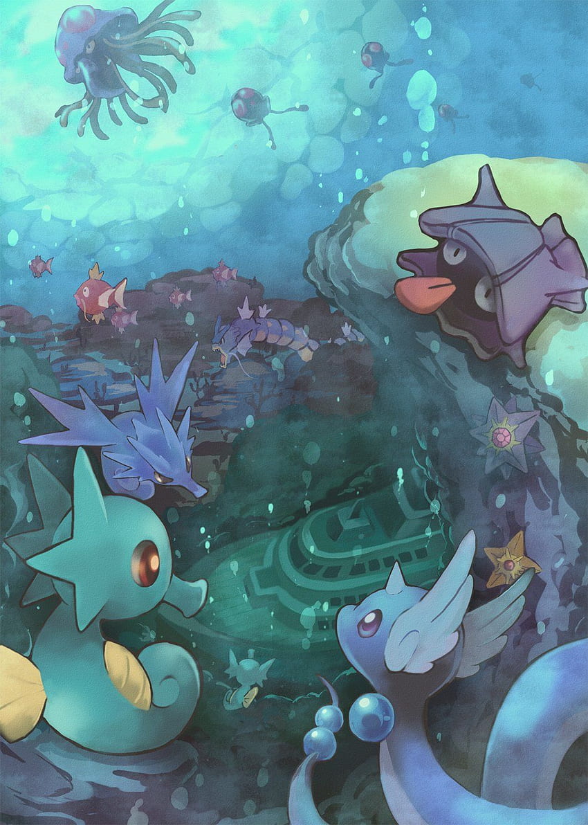 Pokémon Subaquático Lugia, Pokémon do Oceano Papel de parede de celular HD