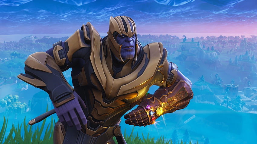 Thanos Fortnite - Awesome, Minecraft Fortnite HD wallpaper