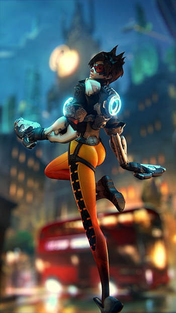 Tracer Overwatch 4K Wallpaper iPhone HD Phone #2380h