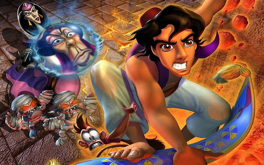 Aladdin Dan Lampu Ajaib Film Kartun Disney Wallpaper HD