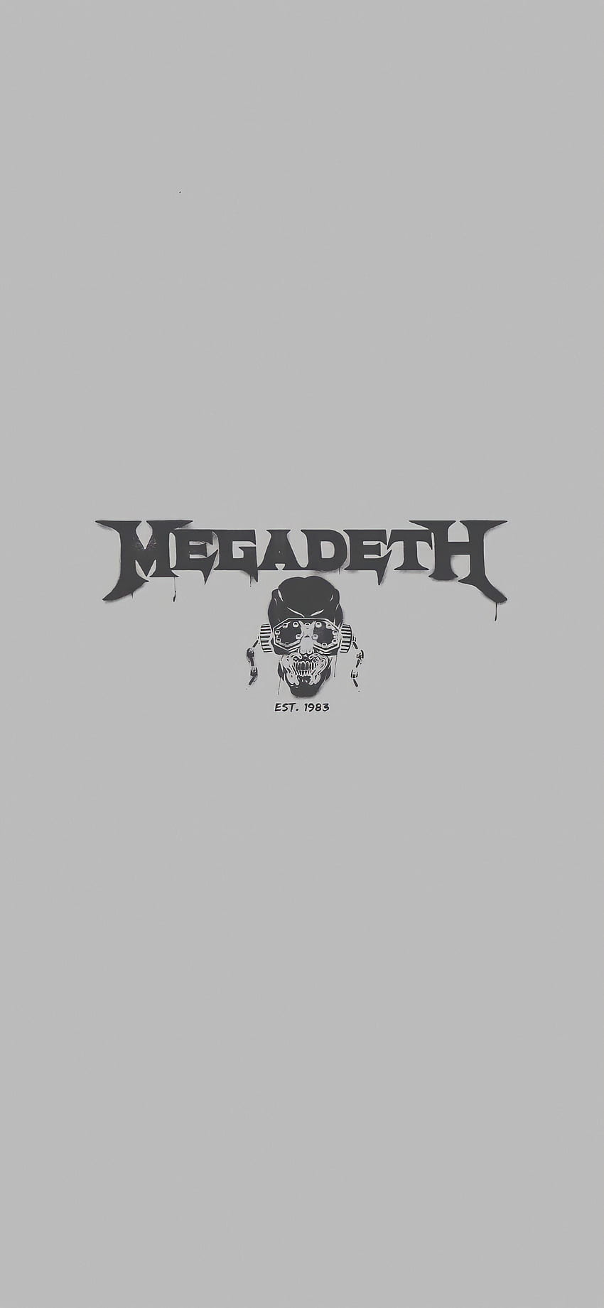 Prosty telefon Megadeth: R Megadeth, logo Megadeth Tapeta na telefon HD