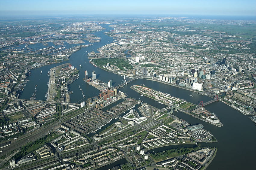 Rotterdam - Holanda, Rotterdam, Cidades, Cidades Portuárias, Holanda, Europa papel de parede HD