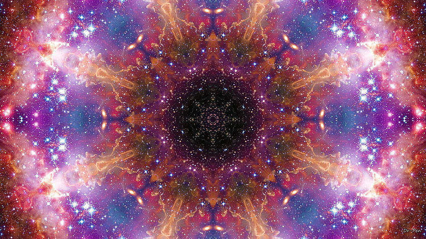 Mandala, motivo, arte colorata Sfondo HD